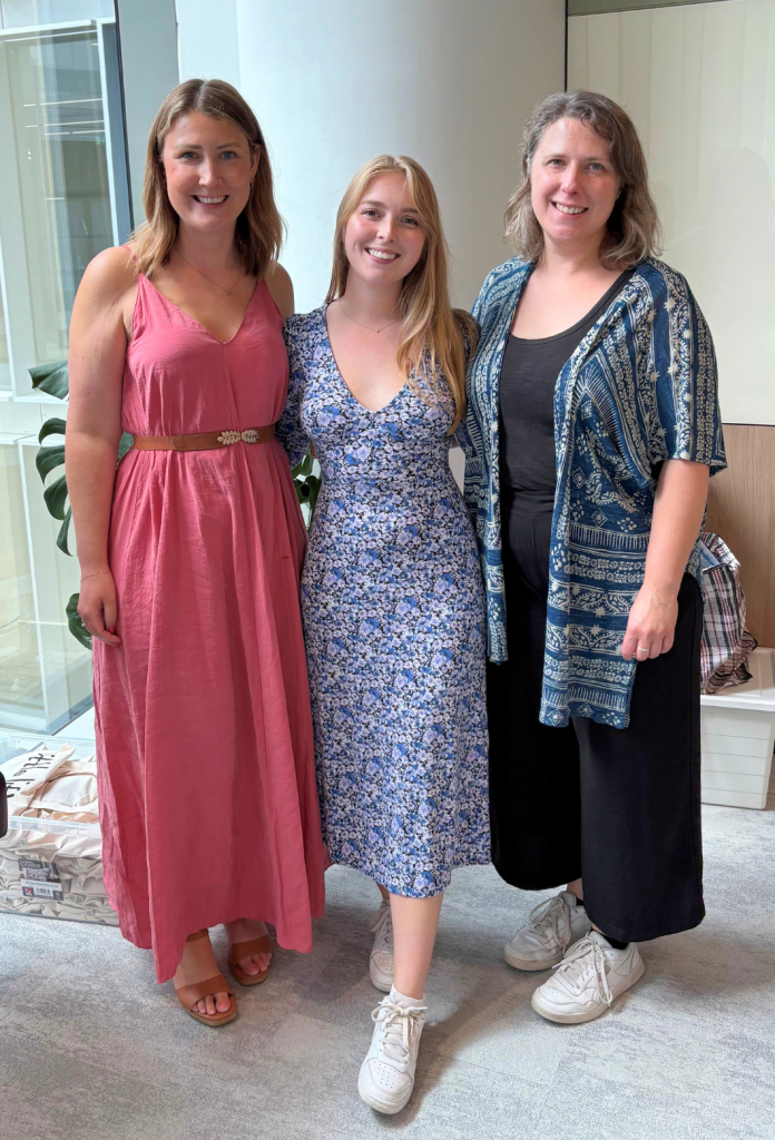 Anya with Ambassador Laura and Hannah at RBC
