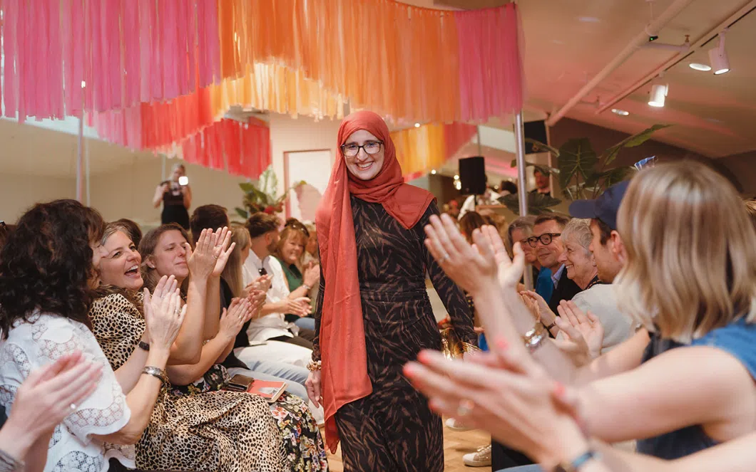 Breast cancer charity fashion show champions beneficiaries