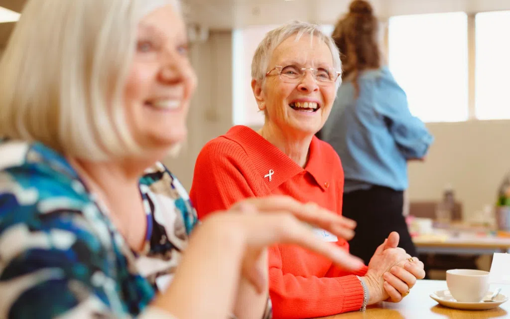 Breast cancer community coffee club