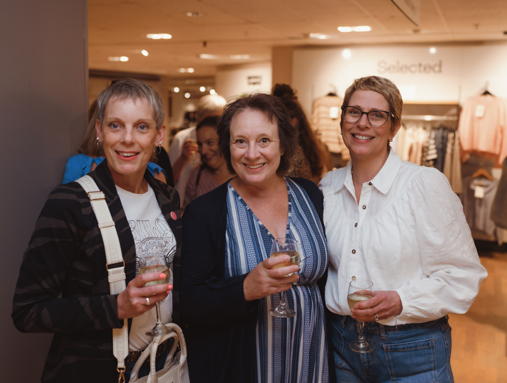Charity fashion show guests