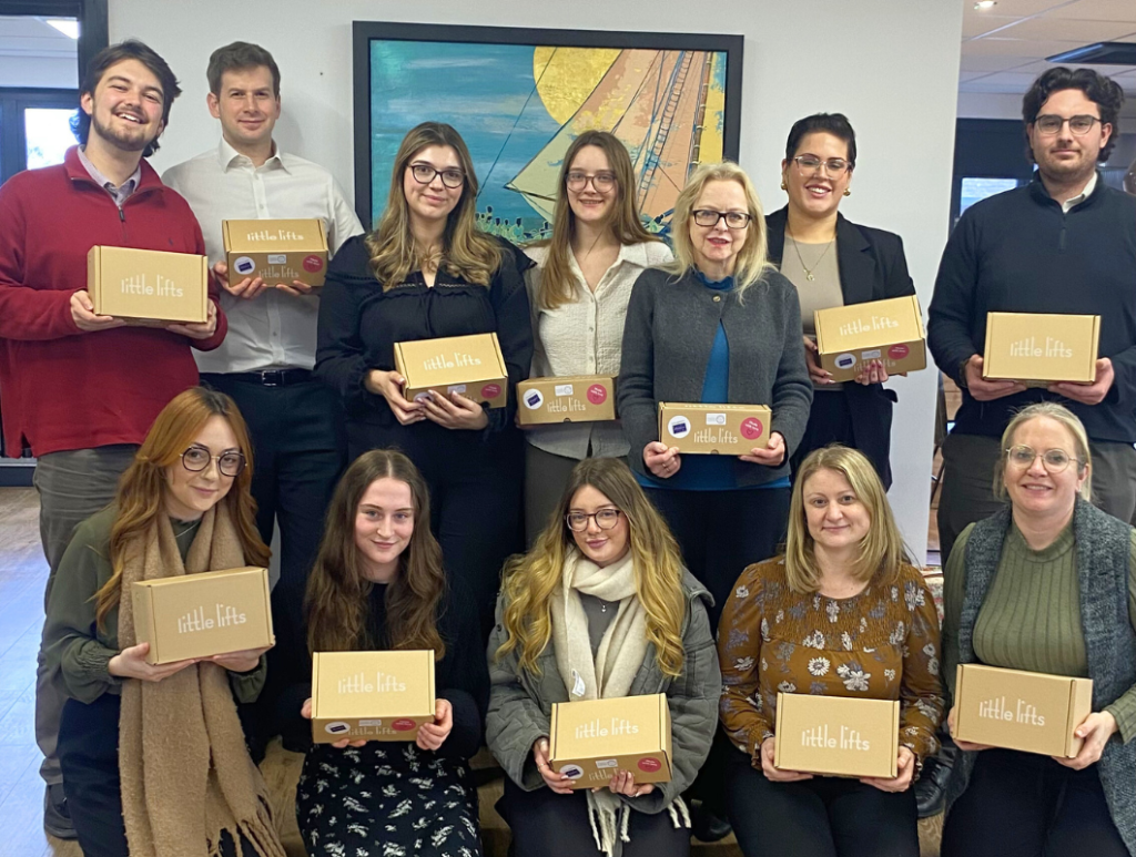 Corporate Partnership Insight and PIP at packing party