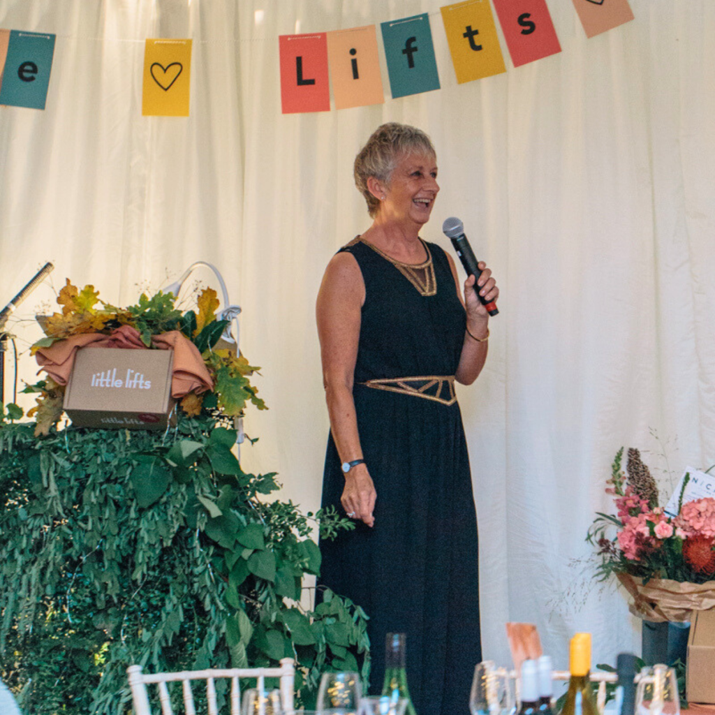 Little Lifts breast cancer charity trustee Jill