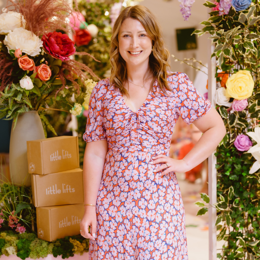 Little Lifts breast cancer charity ambassador Laura Middleton-Hughes