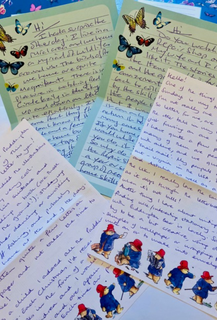 Letters written for people with cancer