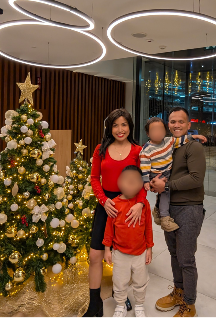Little Lifts Charity beneficiary Marian with family