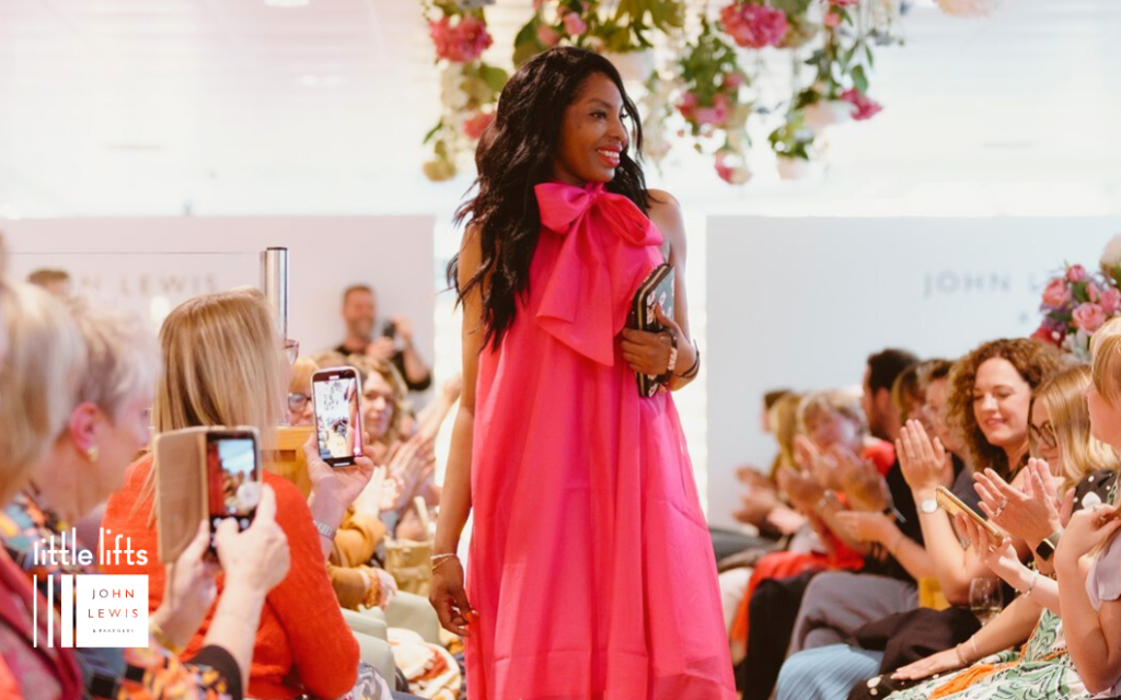 Little Lifts Breast Cancer Gift BoxBeneficiary Modelling in Fashion Show