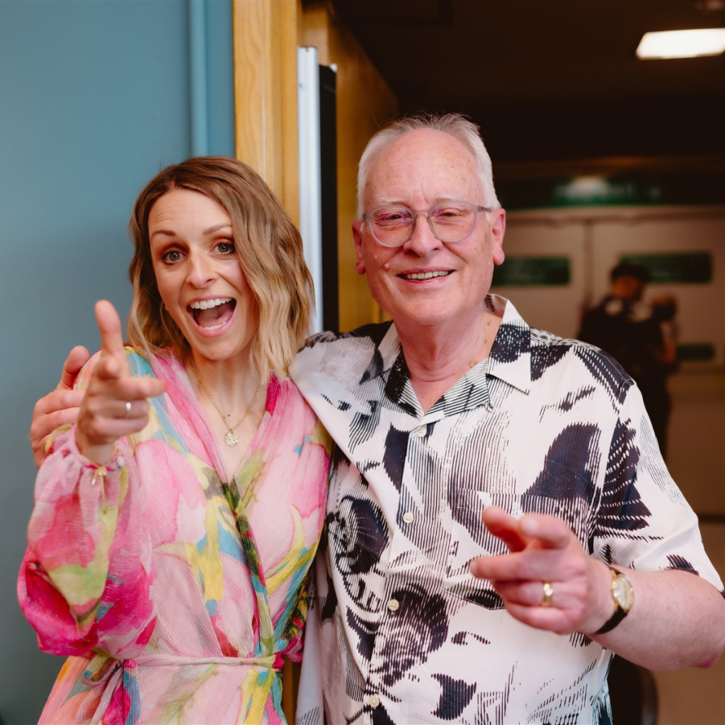 Breast cancer charity founder and volunteer at fashion show