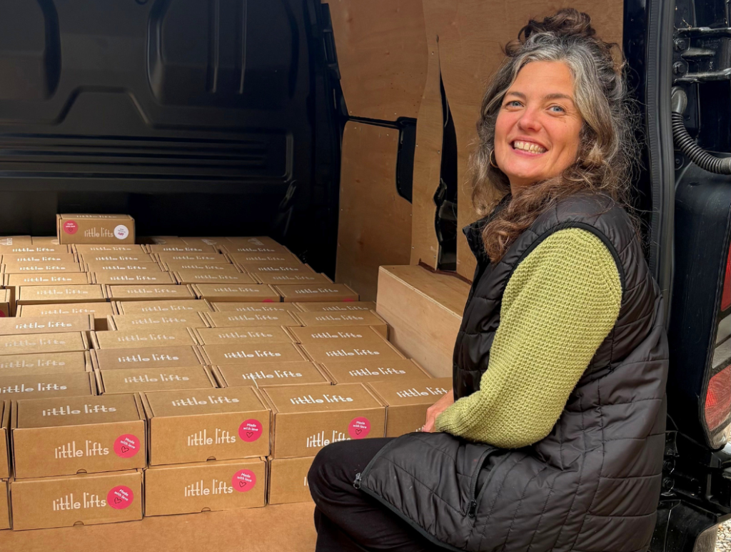 Lizzie with breast cancer gift Boxes