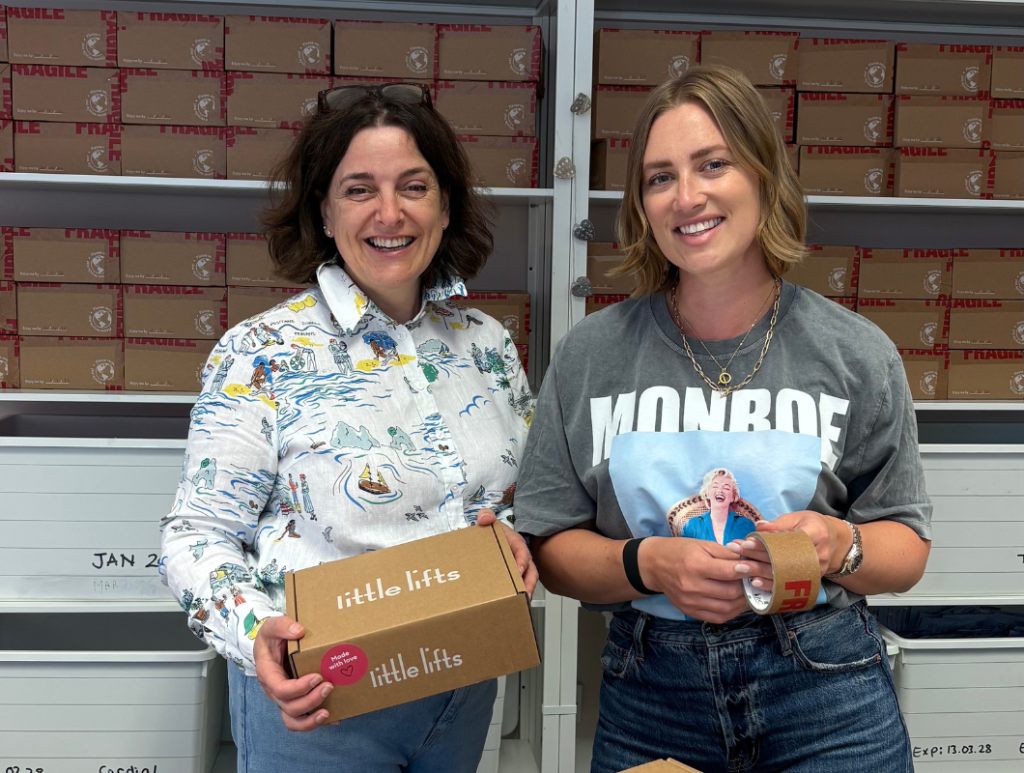 Lynne and Kim in Chemotherapy Box Packing Room