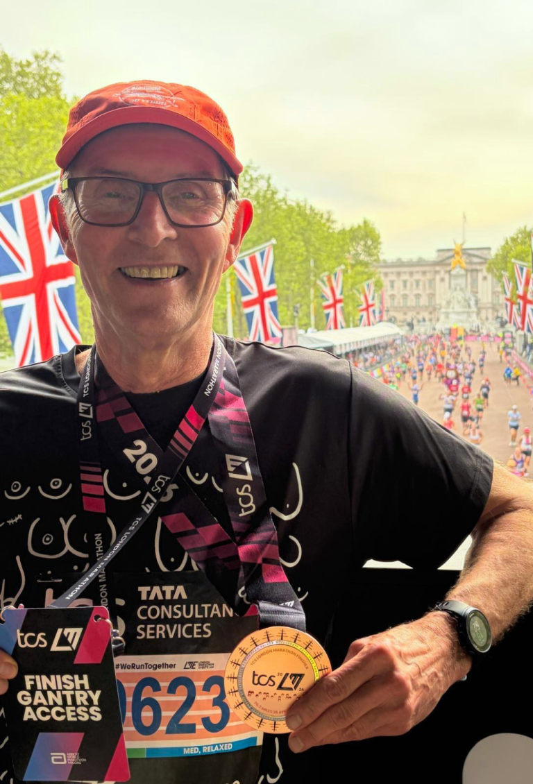 Nick Eley Breast Cancer Charity Marathon Runner