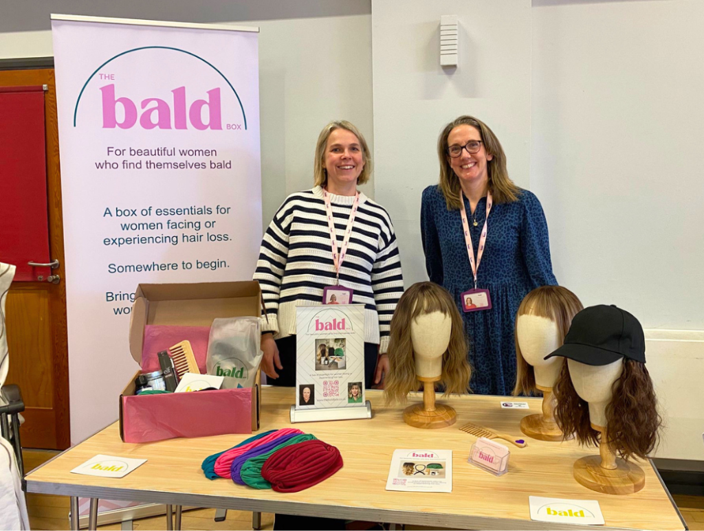 The Bald Box Awareness Stand