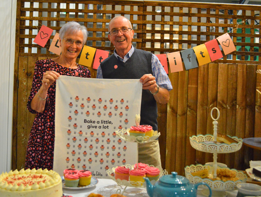 Bakes for kindness tea towel