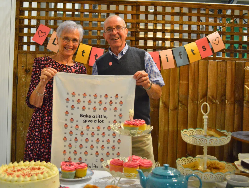 Bakes for kindness tea towel