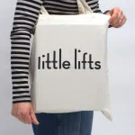 breast cancer charity gift box tote bag
