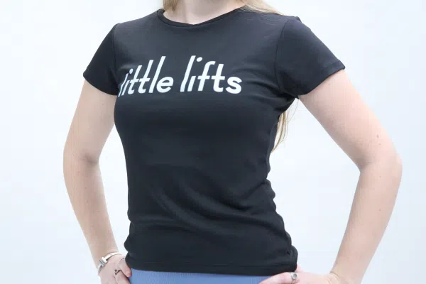 breast cancer charity little lifts eco sport t-shirt